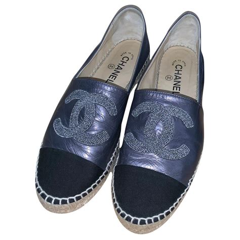 chanel black and silver espadrilles|where to buy Chanel espadrilles.